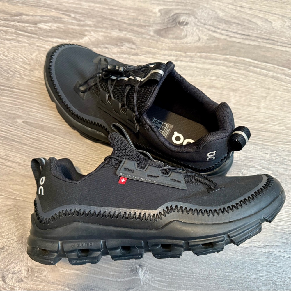 On Running Black Athletic Shoes